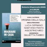 Cesinali, sabato 11 gennaio alle ore 18 nella Sala Consiliare presentazione del libro di Virginia Della Sala “Migrare in Casa “